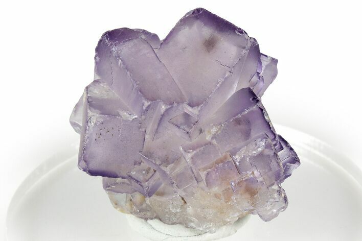 Purple Fluorite Crystal Cluster - Chiapas, Mexico #355949
